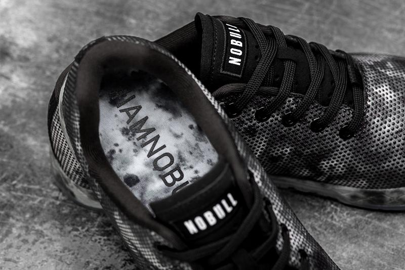 Men's Nobull Shadow Tie-Dye Trainers Grey | SG D2416F